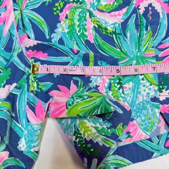 Lilly Pulitzer Ocean View Short – Macaw Blues Sweet Escape – Medium – EUC - Picture 9 of 11